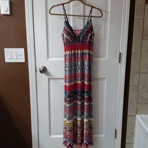 Aztec design Maxi Dress